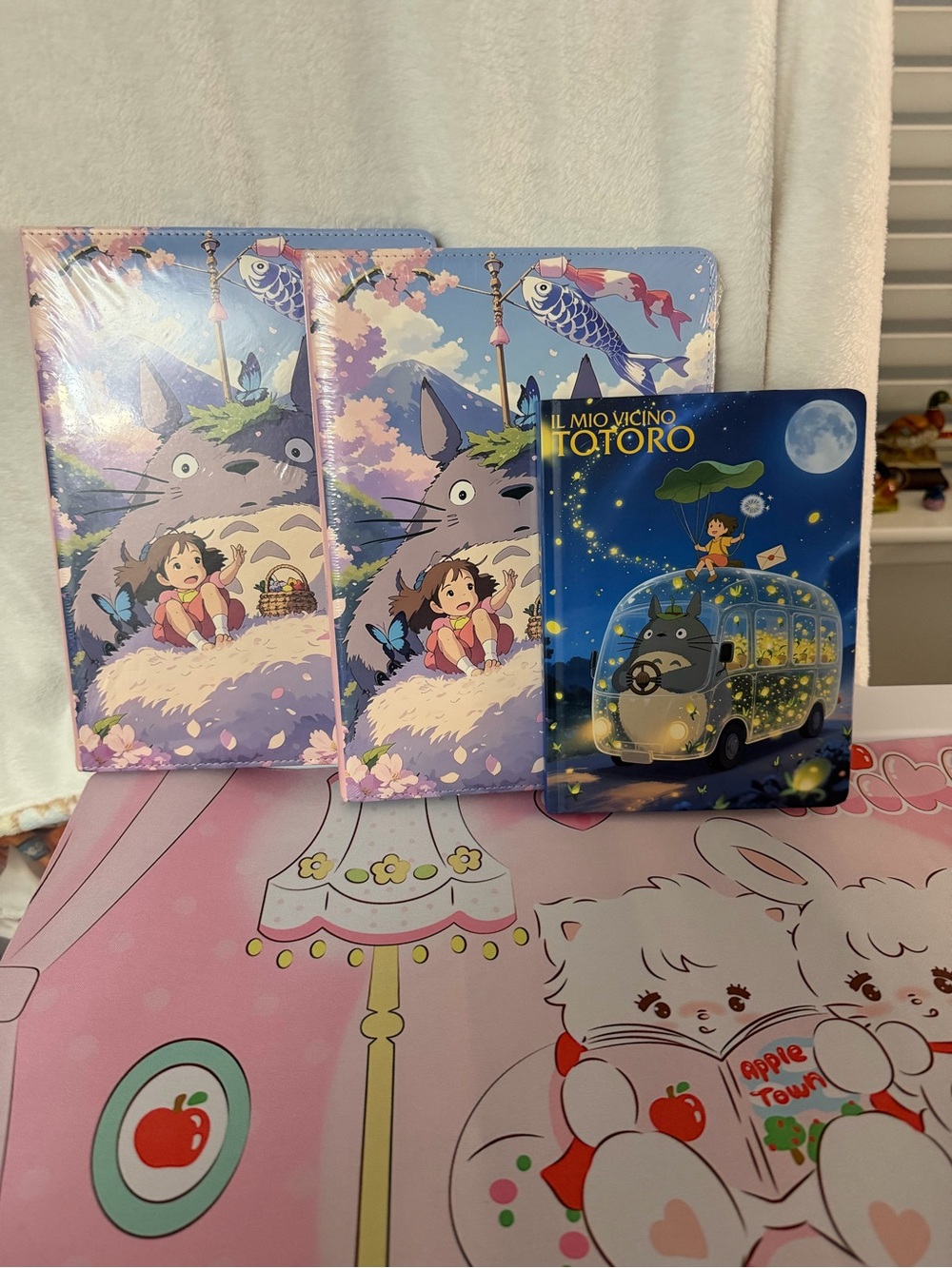 Sanrio Purple Totoro Themed Notebook set of 3
